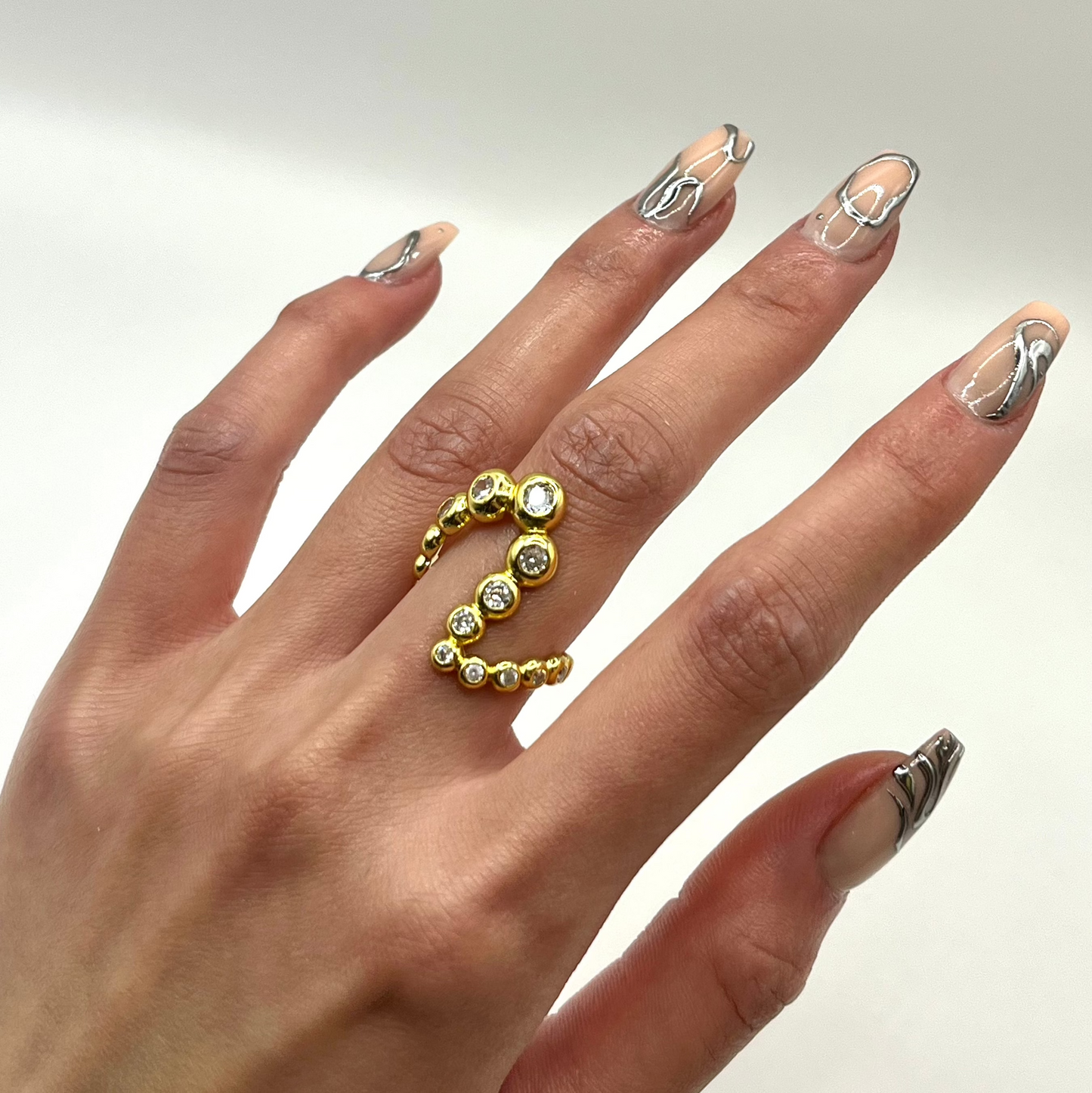 Bubble Ring Gold