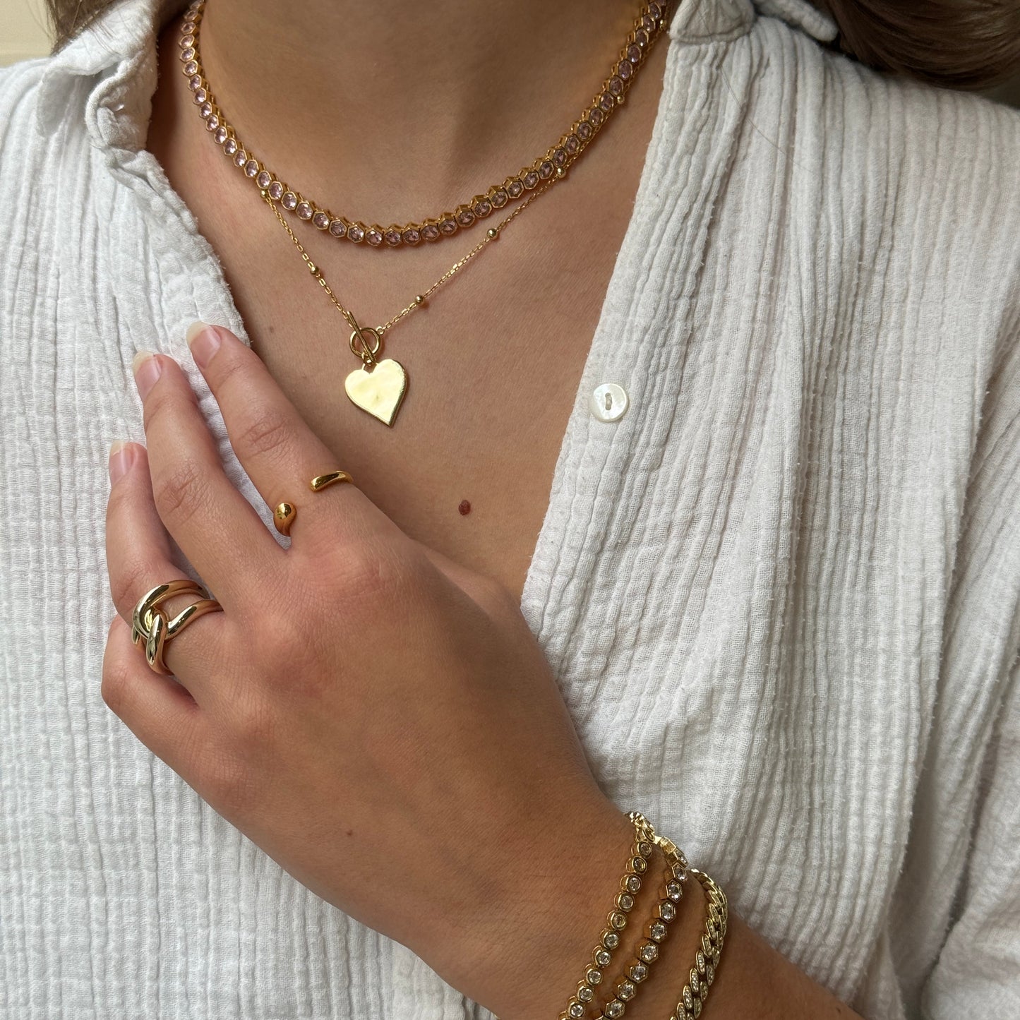 Heart on Chain Necklace