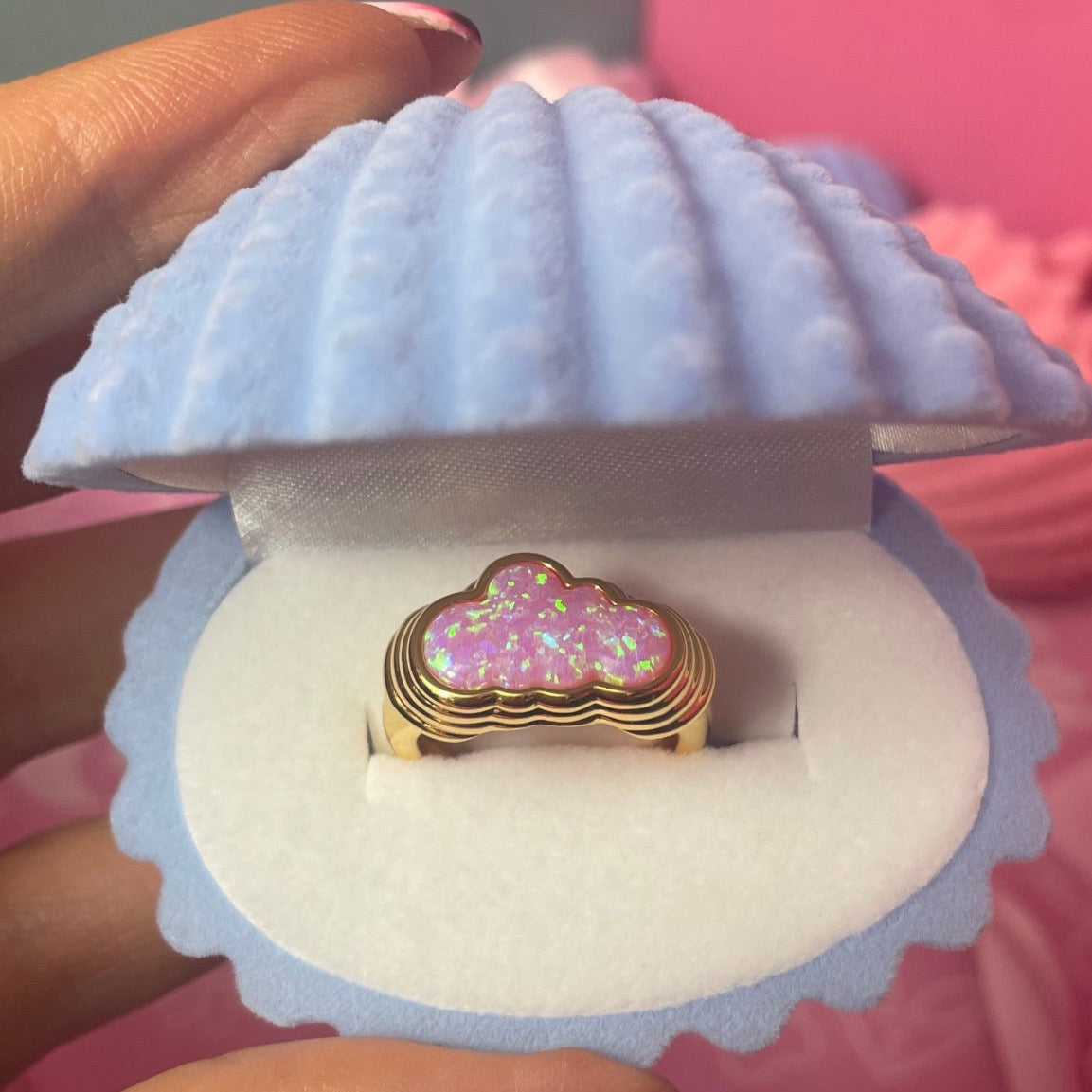 Cotton Candy Cloud Gold