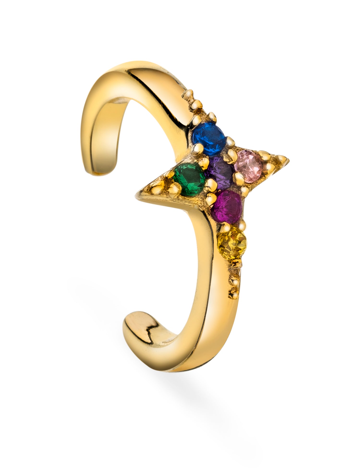 Ear cuff med zirkonia