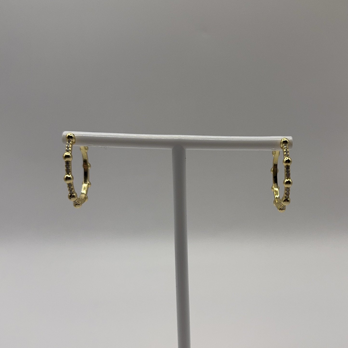 Studded Hoops