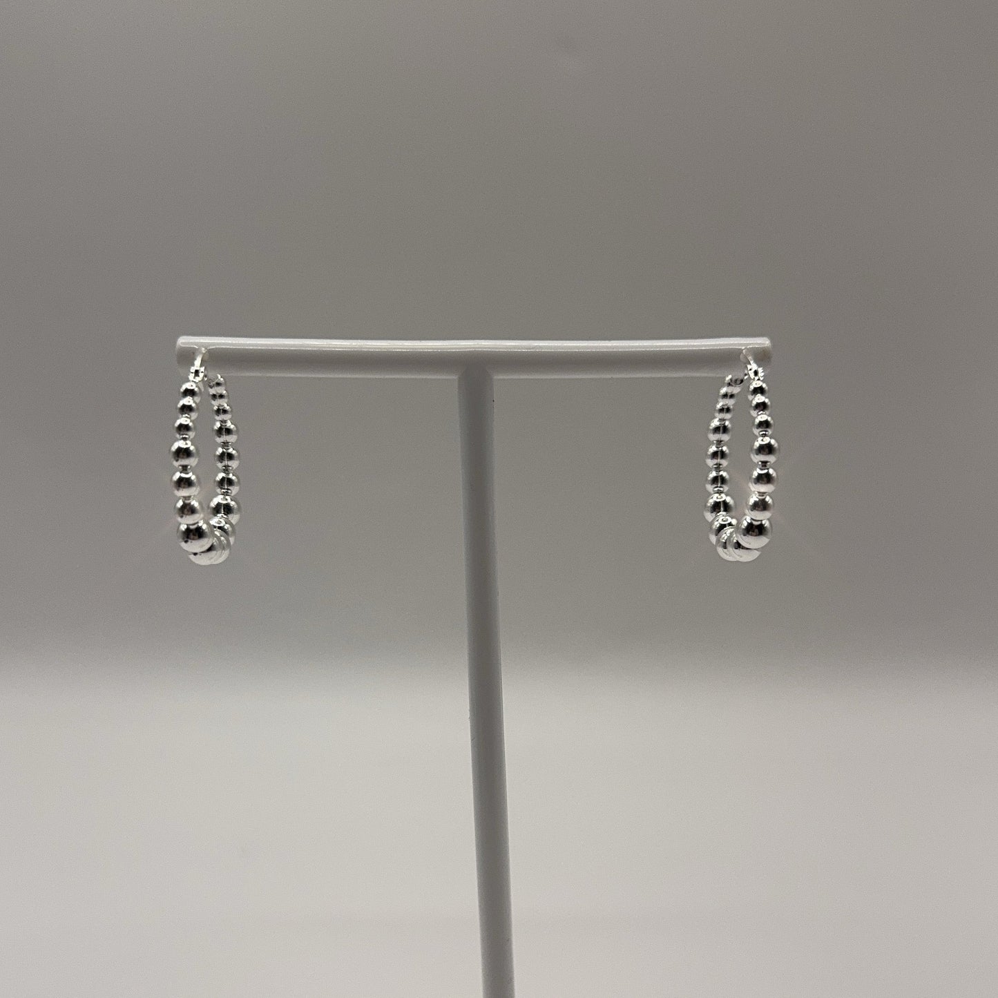 Beaded Hoops