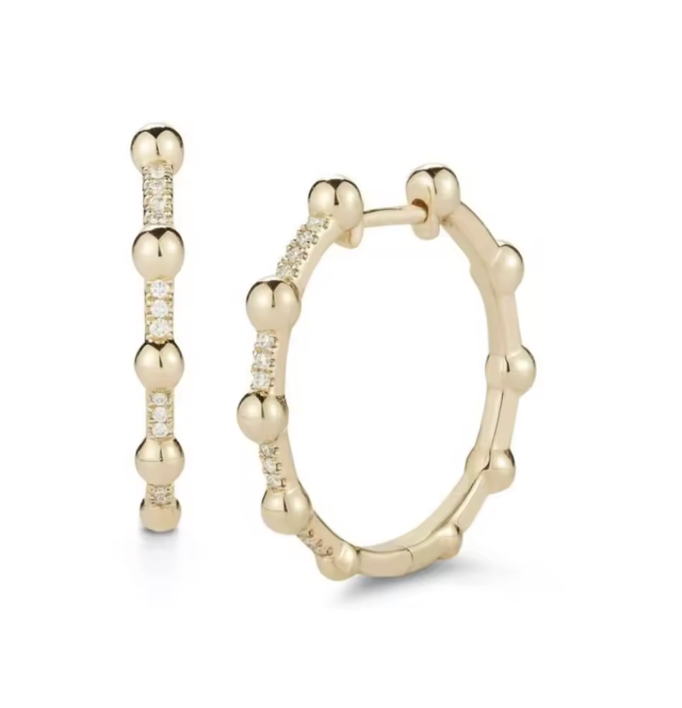 Studded Hoops