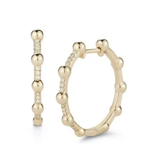 Studded Hoops