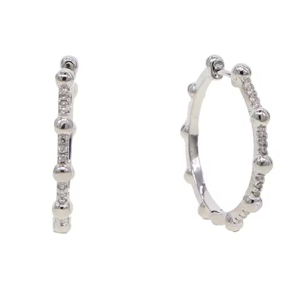 Studded Hoops