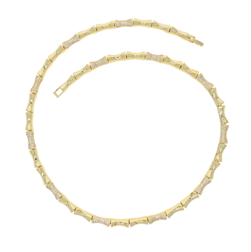 Bamboo Necklace Bling