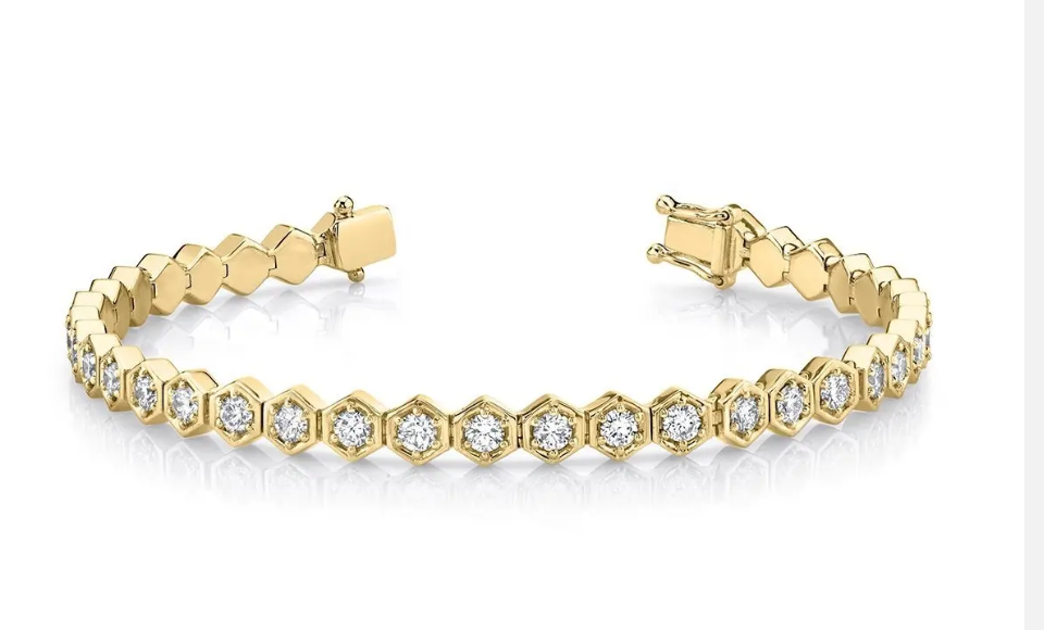 Bezel Tennis Bracelet